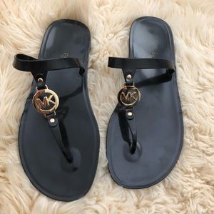 MICHAEL by Michael Kors Brown Jelly Sandals